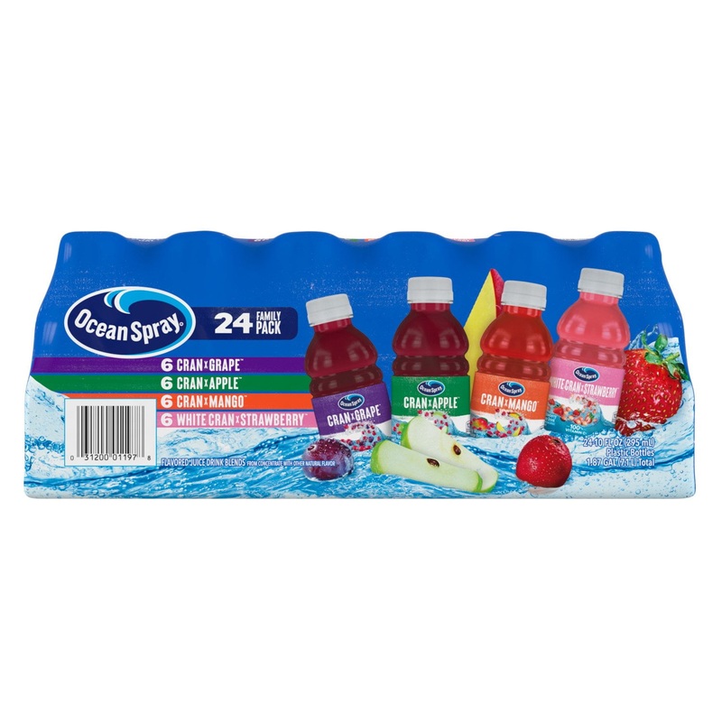 Ocean Spray Cranberry Juice Family Pack, 10 fl. oz., 24 pk.