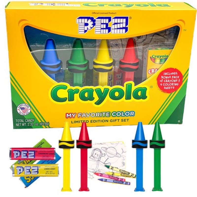 Pez Crayola Gift Set