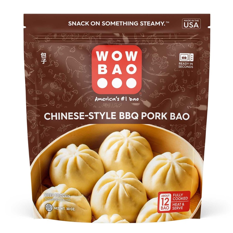 Wow Bao Chinese-Style BBQ Pork Bao Buns, Frozen, 30 oz.