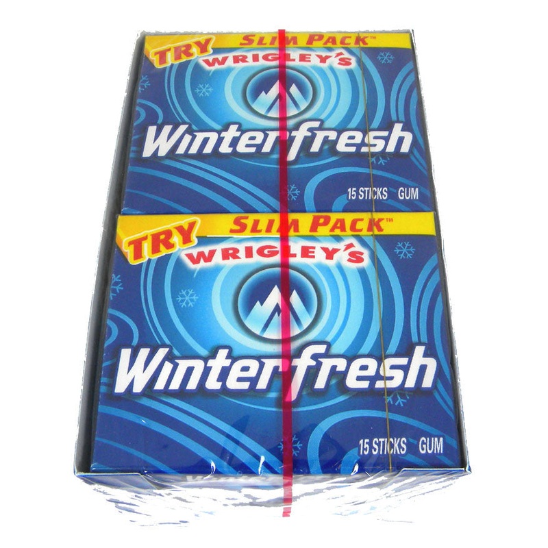 Wrigley’s Winterfresh Chewing Gum – 15pc / 10ct