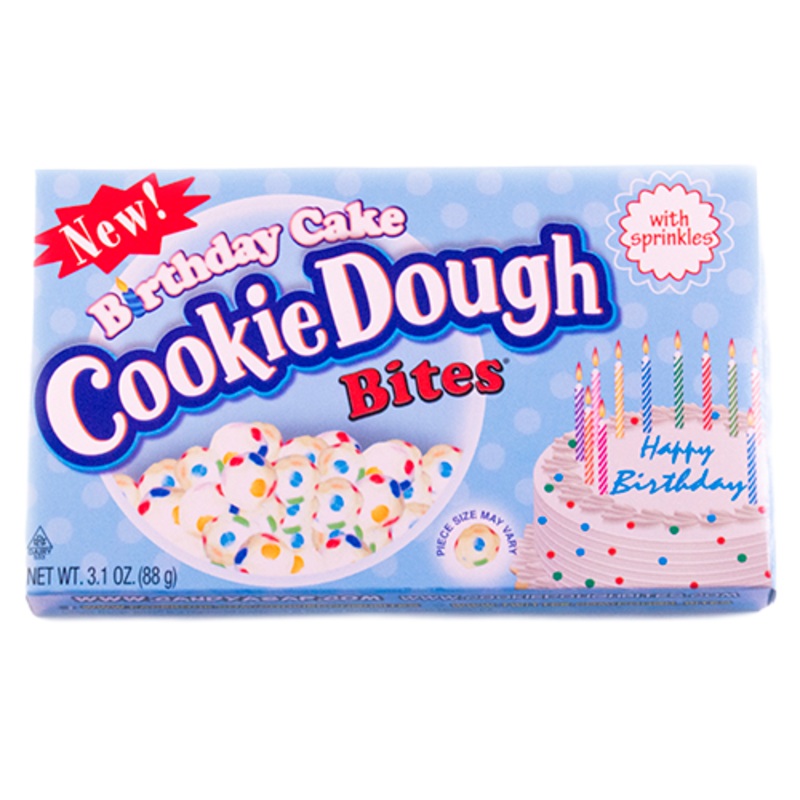 Birthday Cake Cookie Dough Bites – 3.1-oz. Theater Box