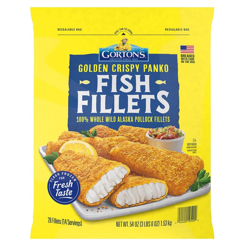 Gorton’s Golden Crispy Panko Fish Fillets, Frozen, 28 ct.