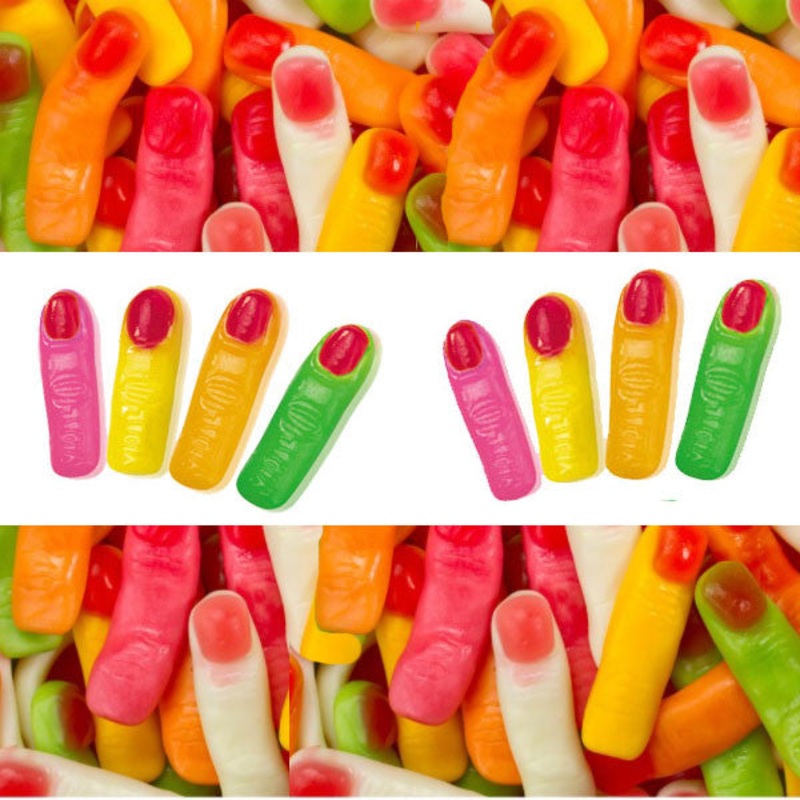 Gummi Assorted Fingers 4.4lb