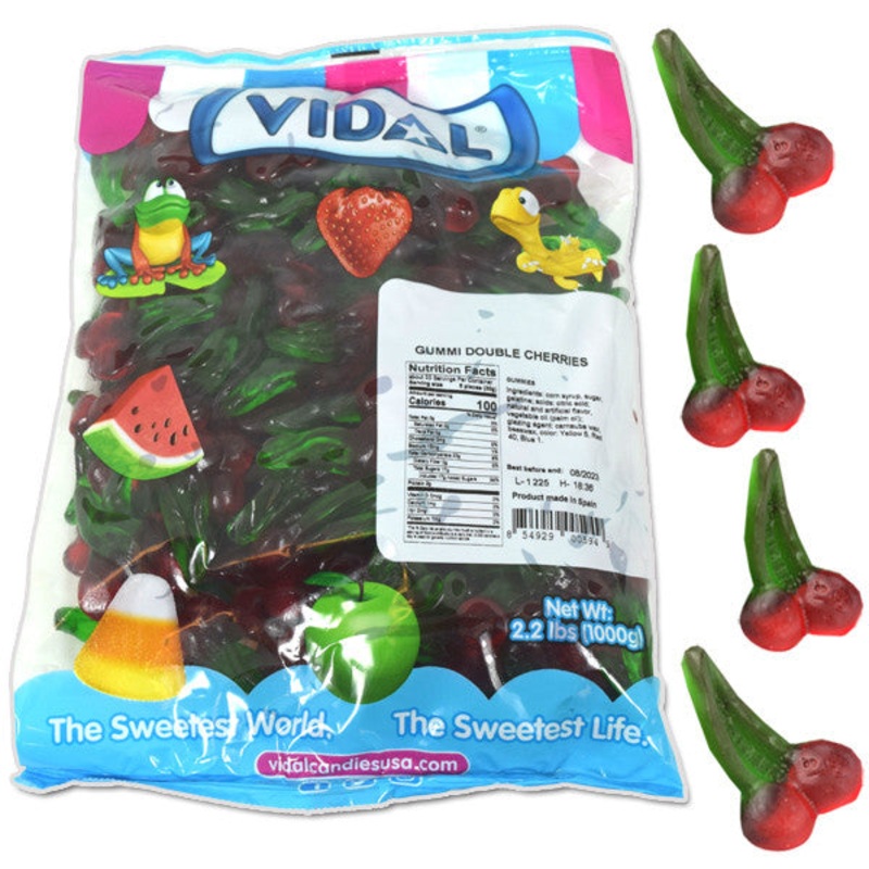 Gummi Double Cherries 2.2lb