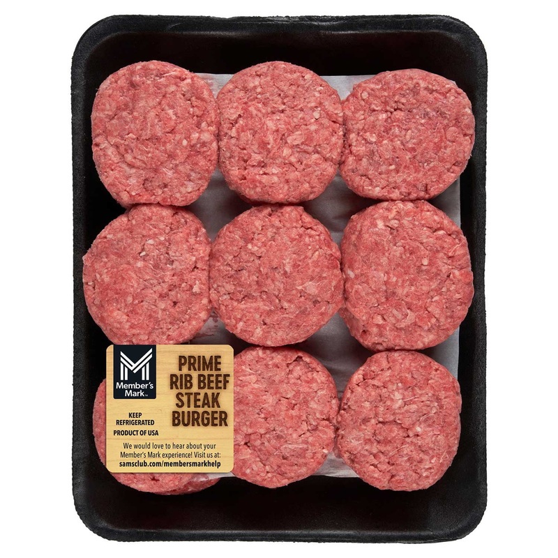 Member’s Mark Prime Rib Ground Beef Sliders, priced per pound