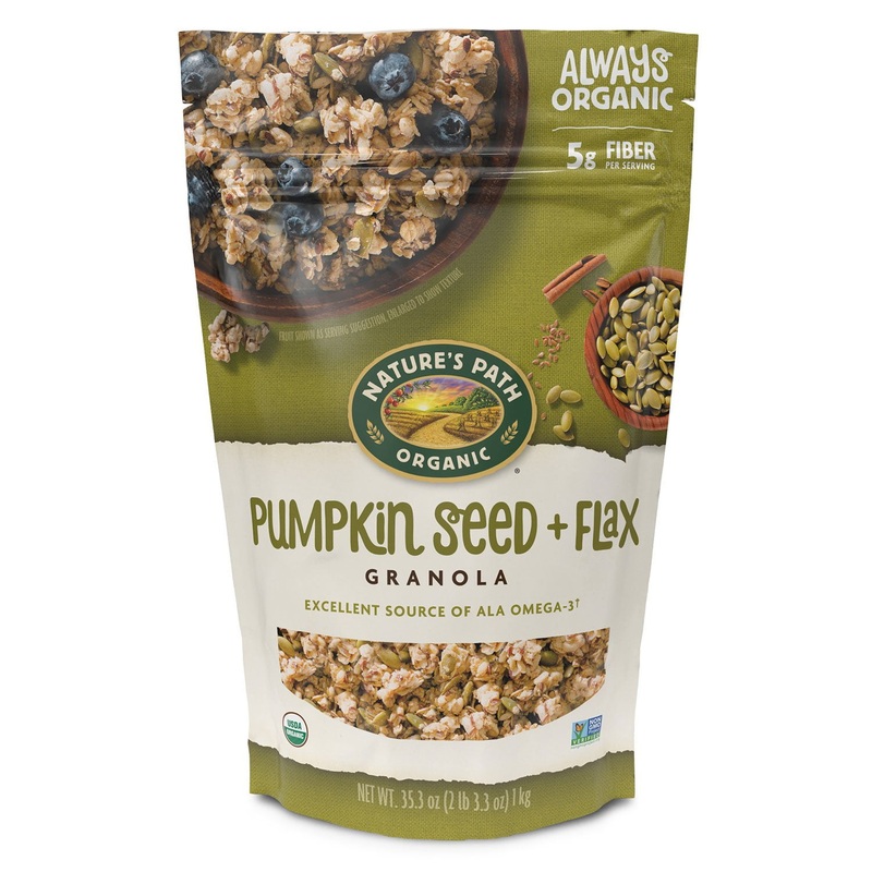 Nature’s Path Organic Pumpkin Seed Plus Flax Granola, 35.3 oz.