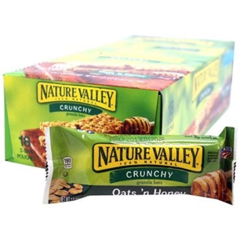 Nature Valley Granola Bars – Oats n’ Honey – 18/ct