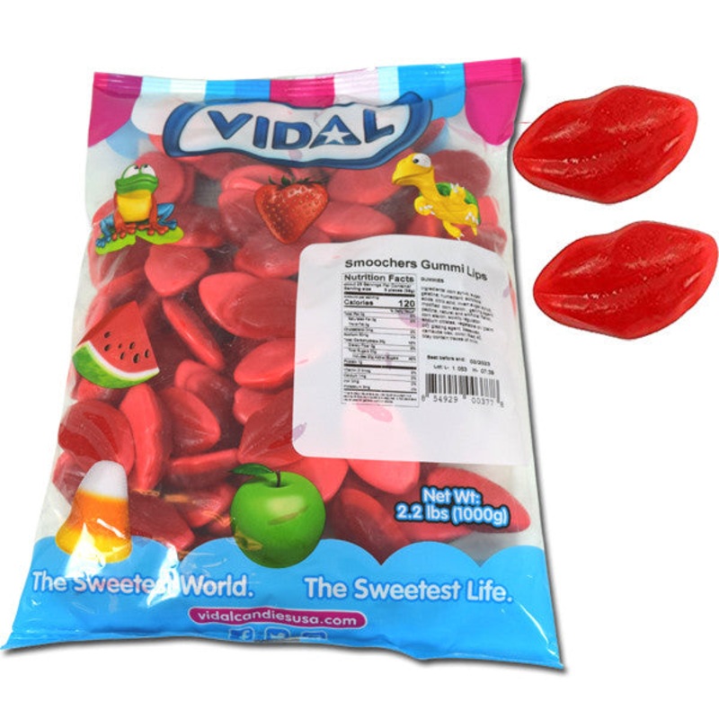 Smoochers Gummi Lips 2.2lb