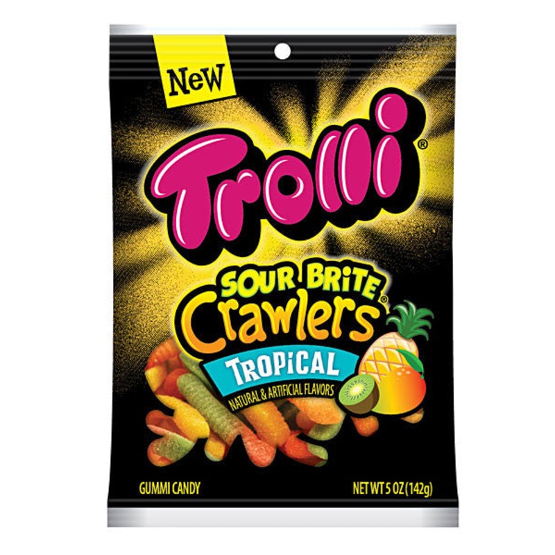 Trolli Brite Crawlers Tropical 5oz Bag