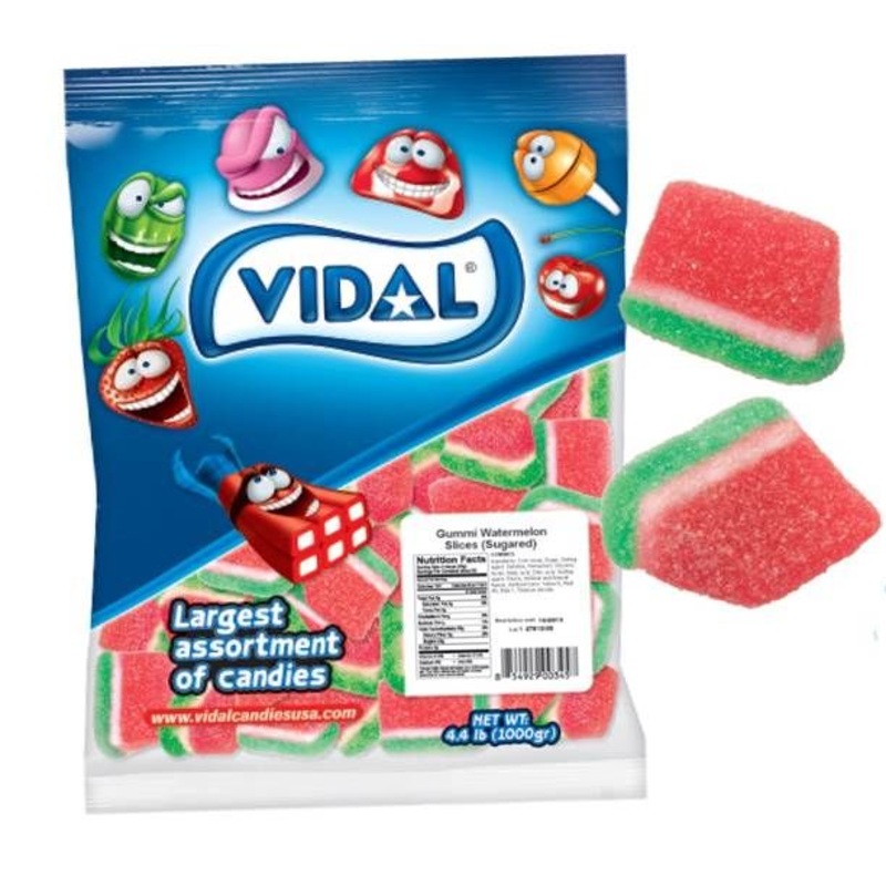Vidal Gummi Watermelon Slices 4.4lb