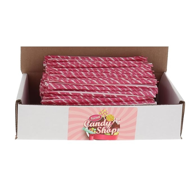 World’s Silly Pixy Stix Sour Filled Candy Straws (Red Cherry)