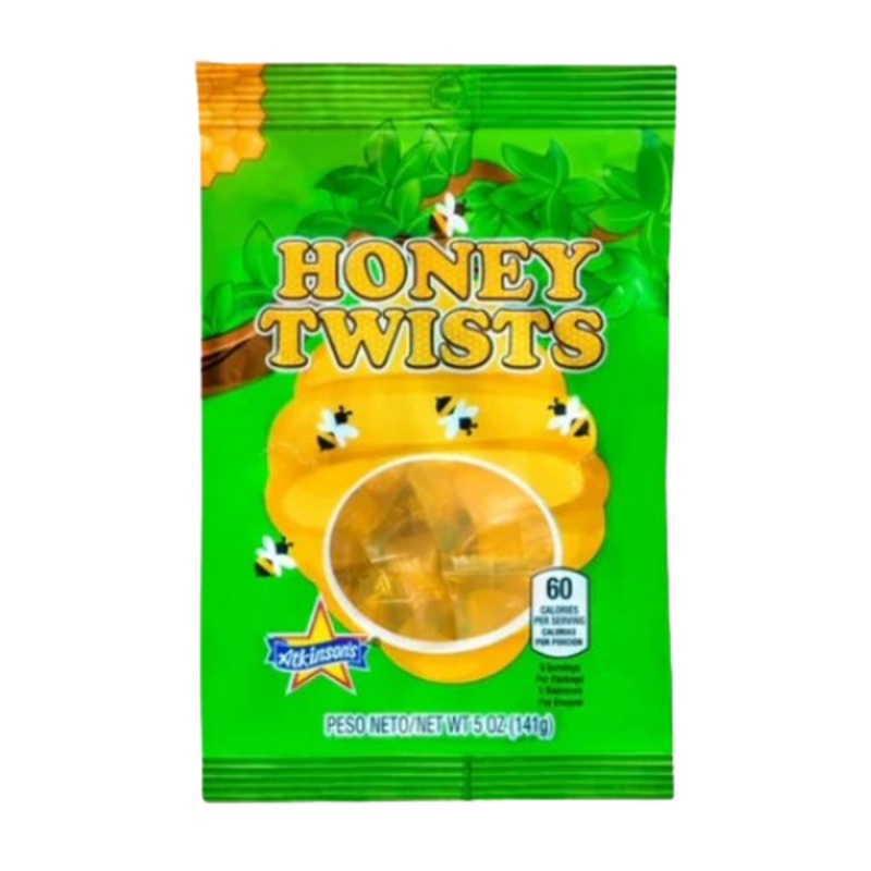 Atkinson’s Honey Twist Hard Candy 5 oz. Bag