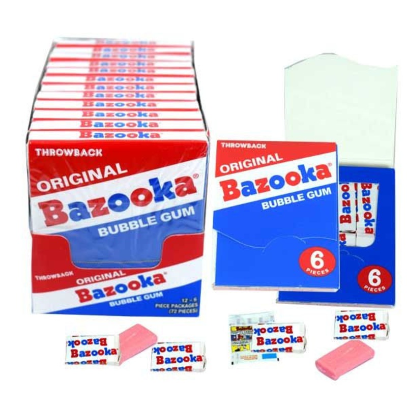 Bazooka “Throw Back” Original 12 Count