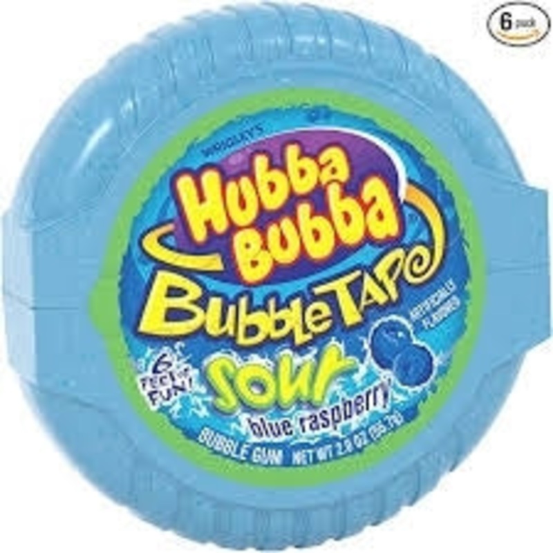 Bubble Tape Sour Blue Raspberry – 12/box