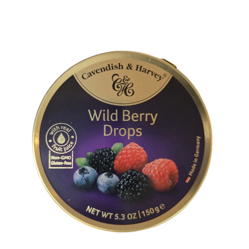 Cavendish Wild Berry Drops Tin