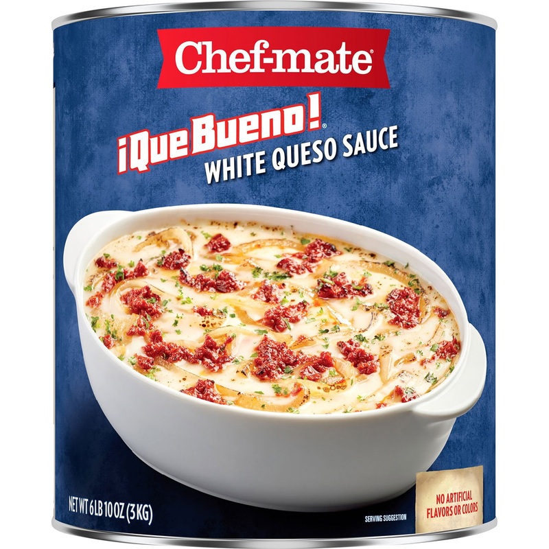 Chef-mate Que Bueno! White Queso Cheese Sauce, 106 oz.