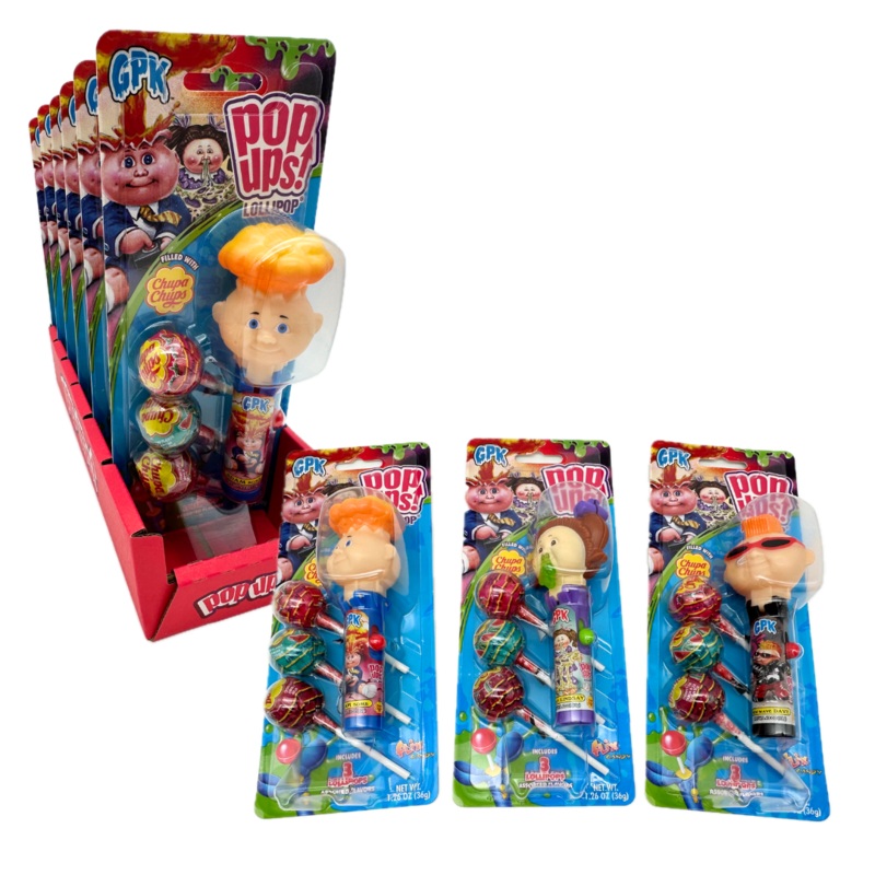Garbage Pail Kids Pop Ups Lollipops – 1.26oz / 6ct