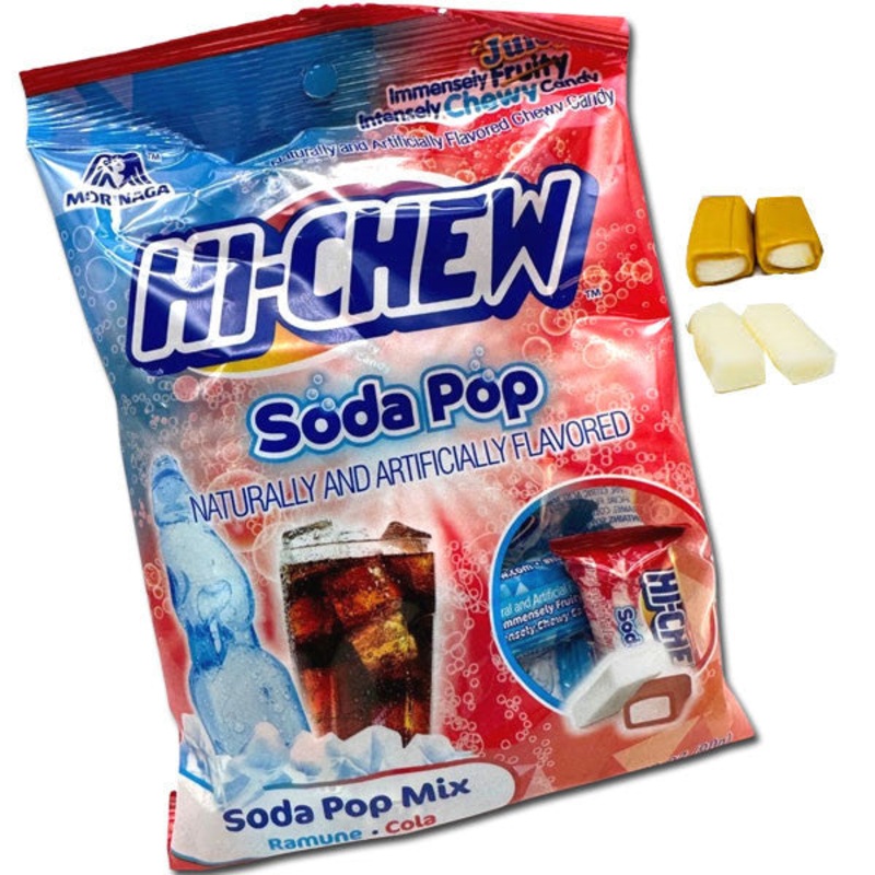 Hi-Chew Chewy Candy Soda Pop Mix Ramune/Cola Flavors