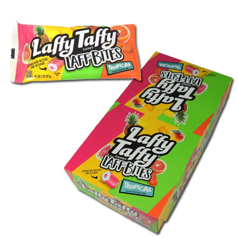 Laffy Taffy Bites Tropical 24 Count
