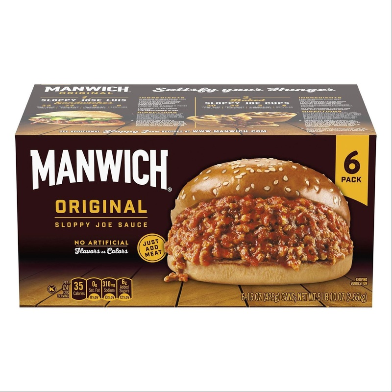 Manwich Sloppy Joe Sauce, 15 oz., 6 pk.