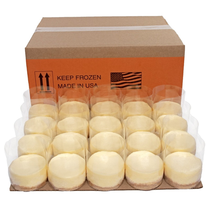 Member’s Mark 3″ Key Lime Cheesecake, Frozen, Case, 40 ct.