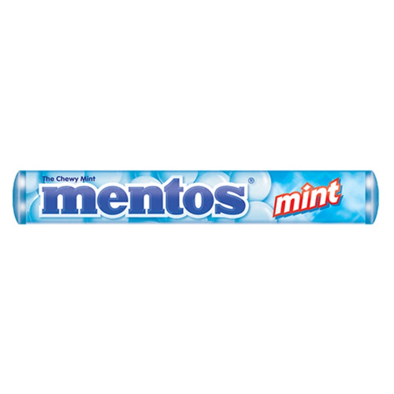 Mentos Natural Flavor Mint Chewy Mints – 1.32-oz. Roll