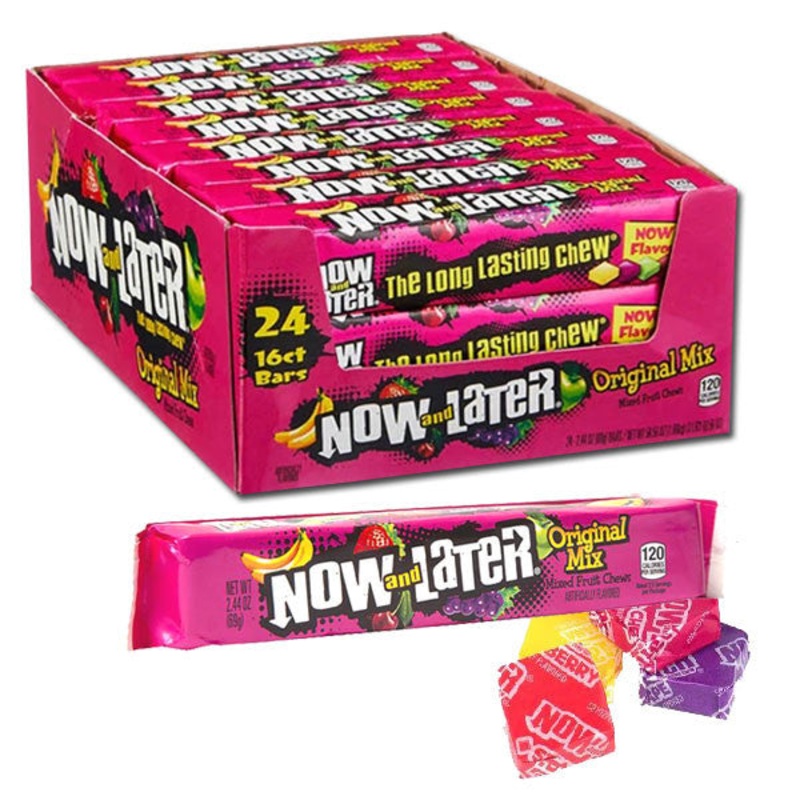 Now & Later Assorted Chews 24 Count