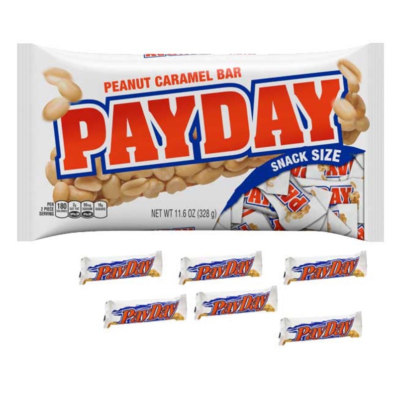 PayDay Snack Size Candy Bars – 11.6oz