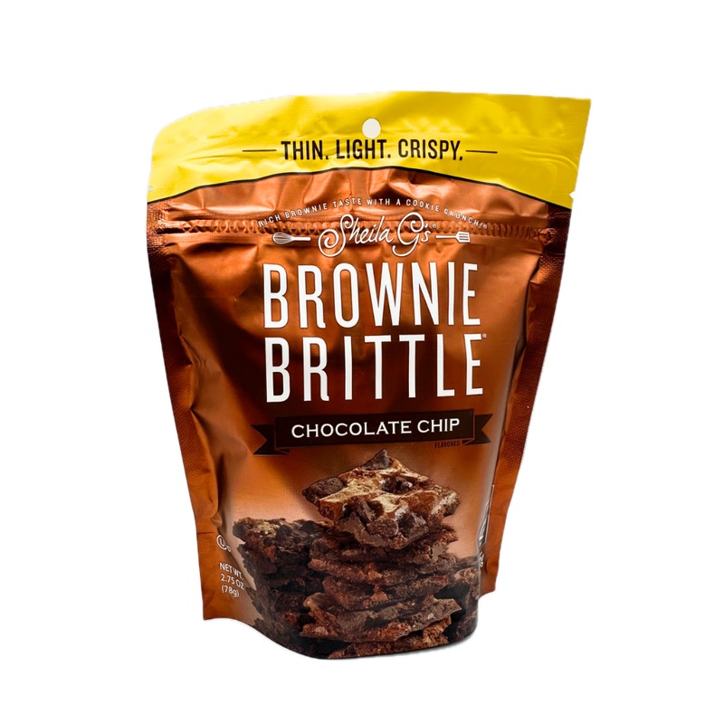 Sheila G’s Chocolate Chip Brownie Brittle – 2.75oz
