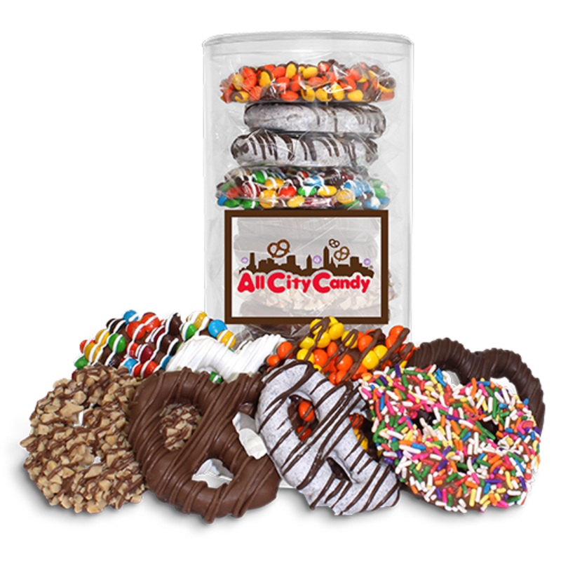 Signature Assorted Hand Dipped Pretzel Twists 12 pc. Tube