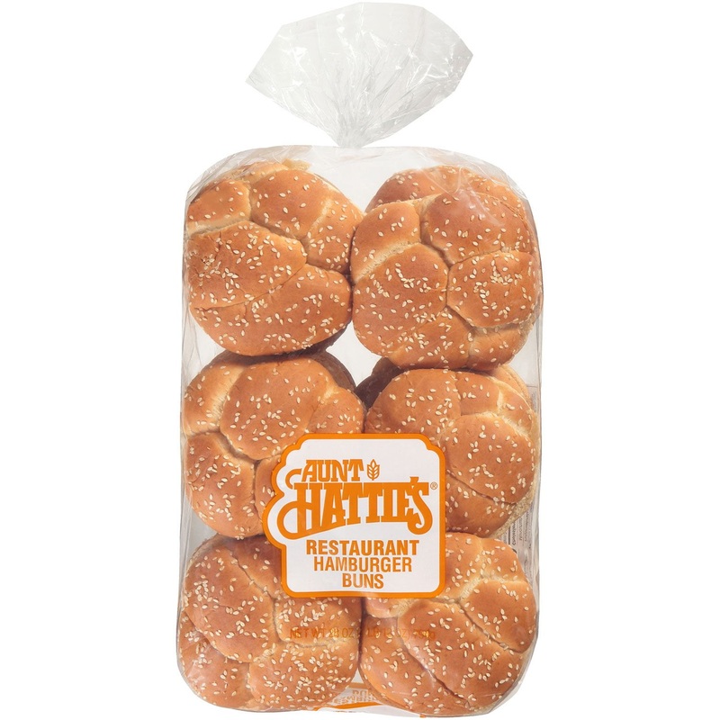 Aunt Hattie’s Hamburger Buns with Sesame Seeds 12 ct.