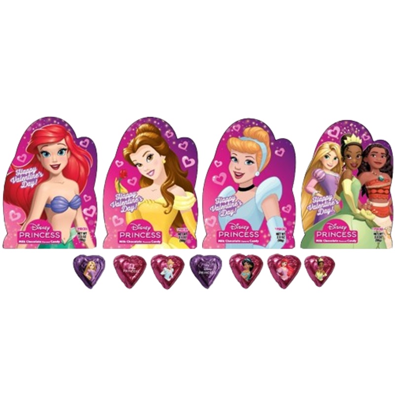 Disney Princess Valentine’s Hearts 2.5 oz. Bag