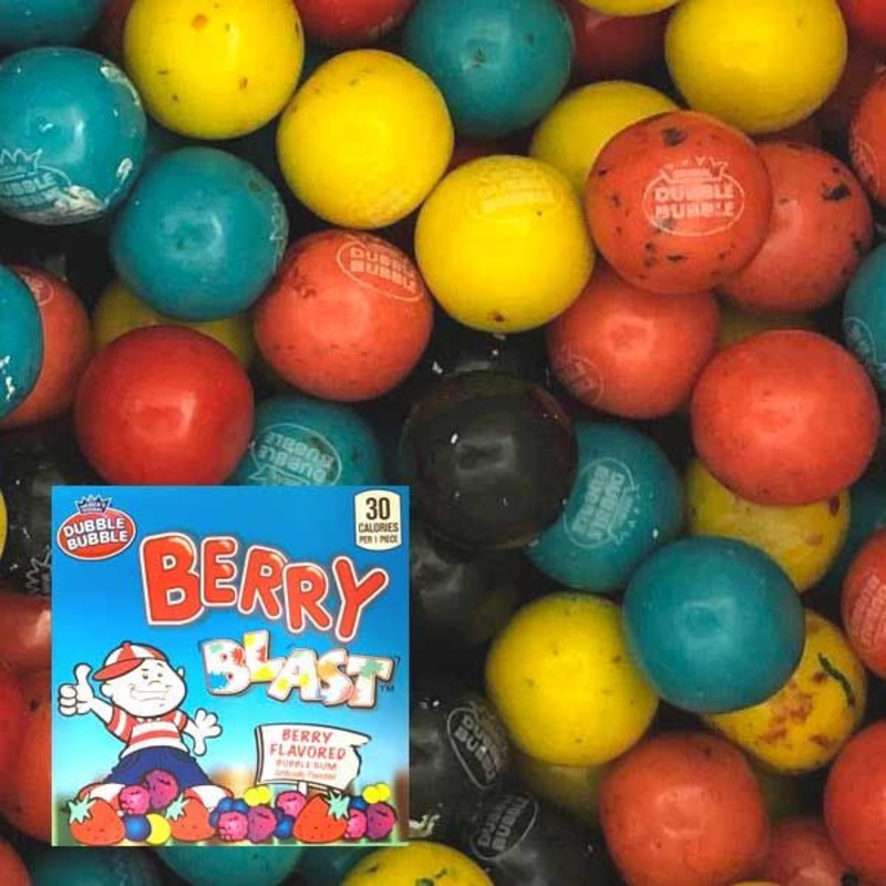 Dubble Bubble Berry Blast Gumballs 850 Count Bulk