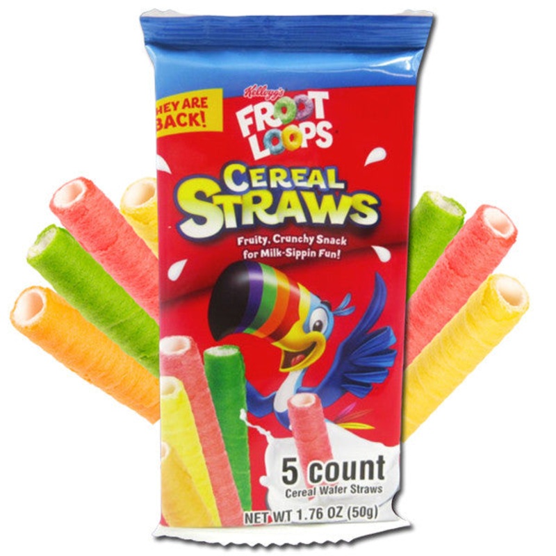 Froot Loops Cereal Straws 5 count