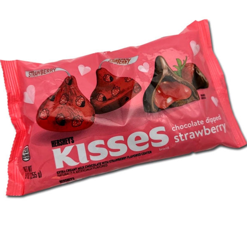 Hershey’s Valentines Kisses Dipped Strawberry 9oz