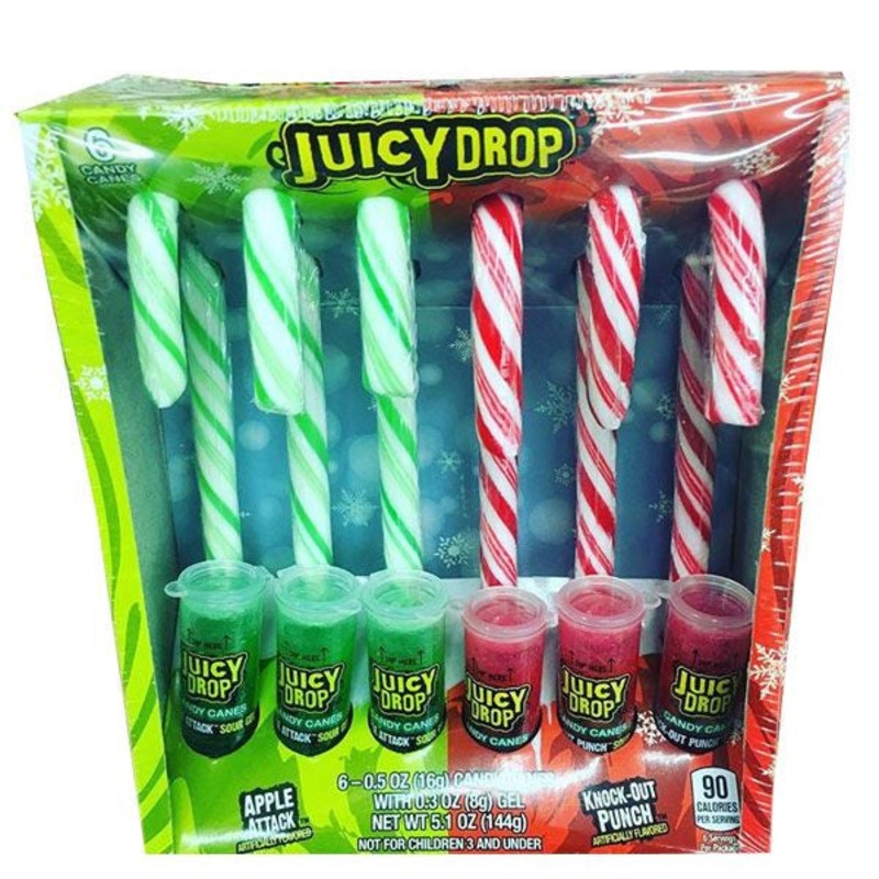 Juicy Drip Pop Candy Canes – 6ct
