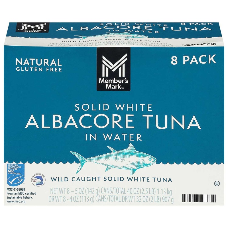 Member’s Mark Premium, MSC Certified, Solid White Albacore Tuna 5 oz., 8 pk.