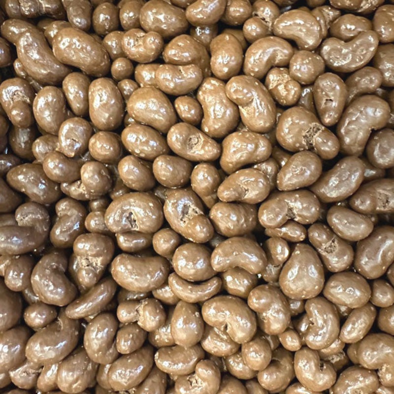 Milk Chocolate Covered Cashews – 15lb