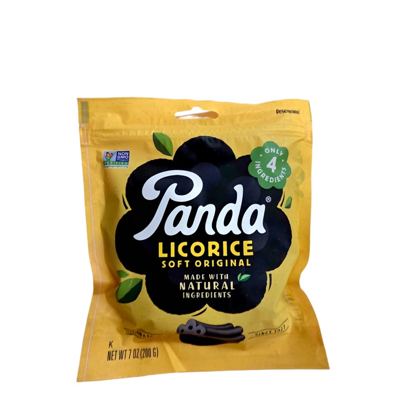 Panda Black Licorice Chews Bag