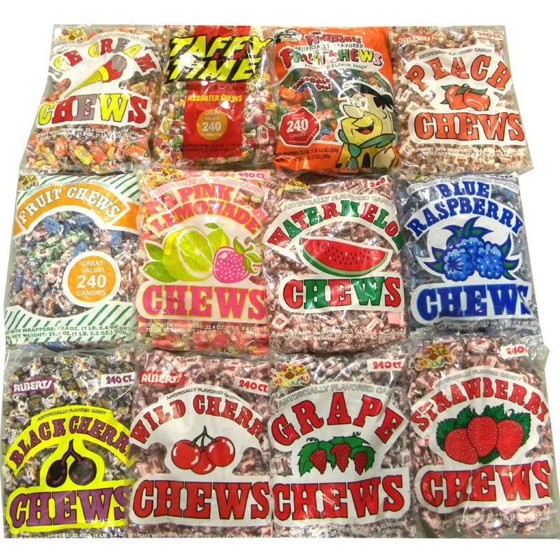 Penny Candy Chews 240ct Wrapped (Choose Your Flavor)