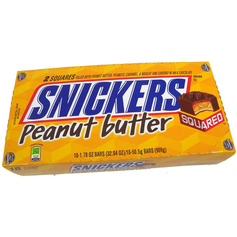 Snickers Peanut Butter Squared 18ct