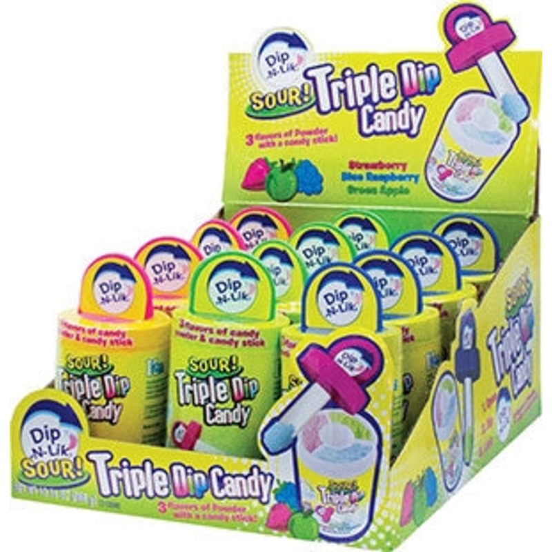 Sour Triple Dip Candy – 12/box