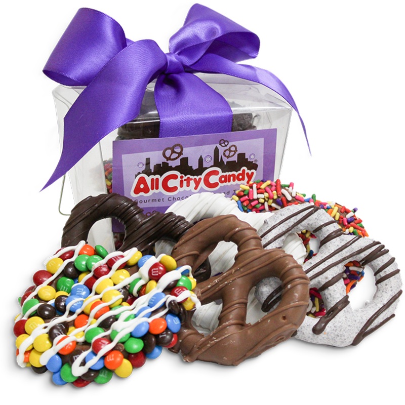 Twisted Six Gourmet Chocolate Pretzels Gift Box