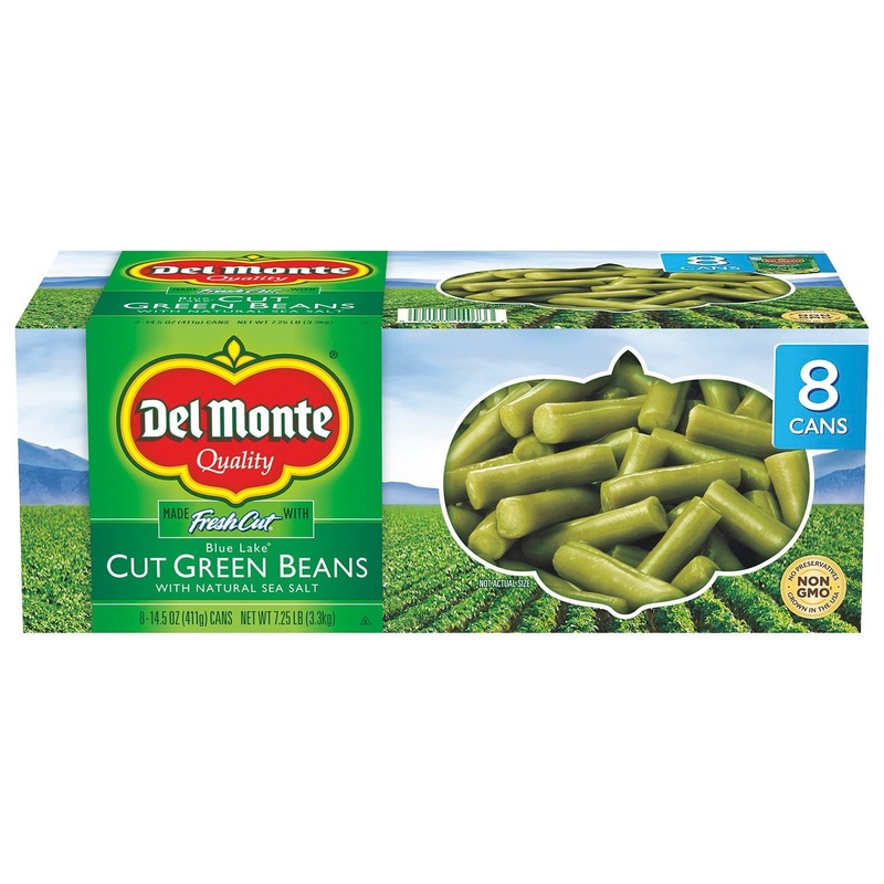 Del Monte Cut Green Beans, 14.5 oz., 8 pk.