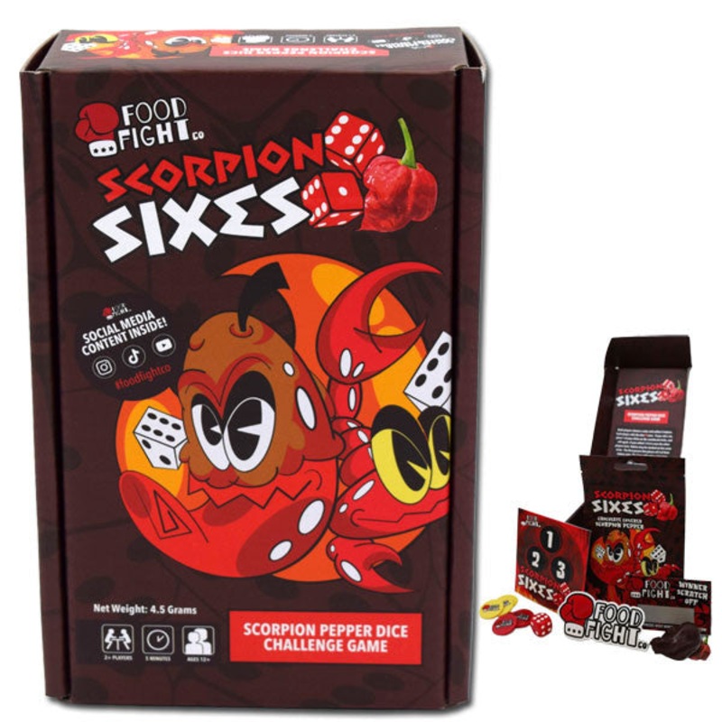 Food Fight Scorpion Sixes Game