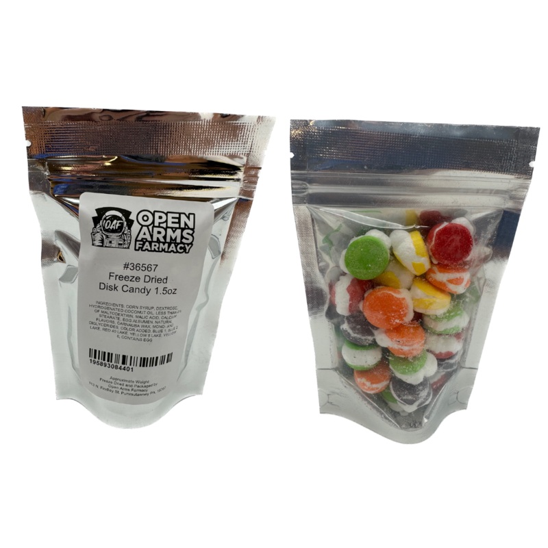 Freeze Dried Disc Candies – 1.5oz