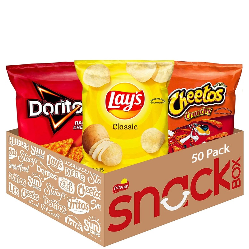 Frito-Lay Favorites Mix Chips & Snacks, Variety Pack, 50 pk.