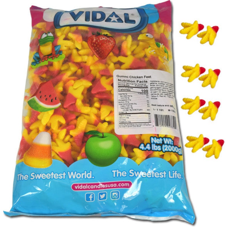 Gummi Chicken Feet 4.4lb