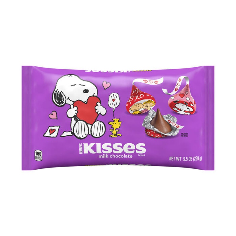 Hershey’s Kisses Milk Chocolate Snoopy & Friends 9.5 oz. Bag