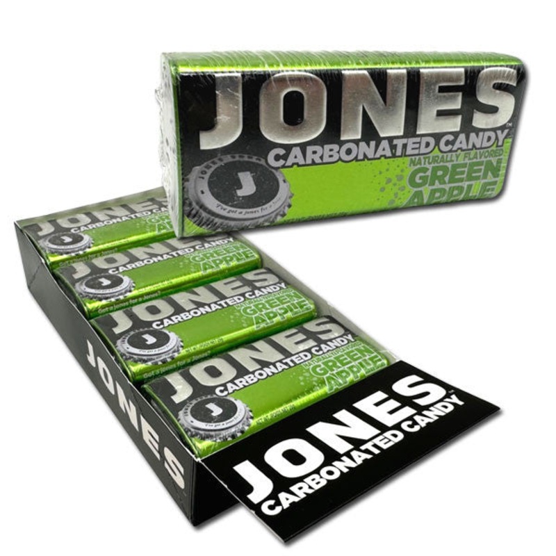 Jones Carbonated Candy Green Apple – 8ct